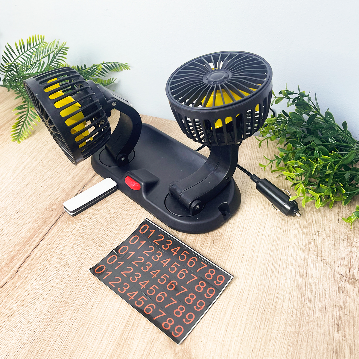 Ventilador Doble De Coche LJPVI-20